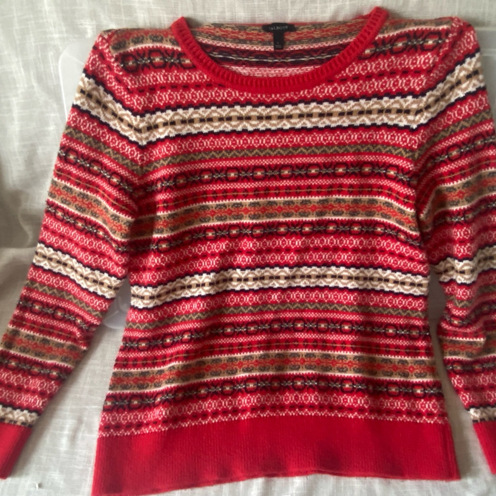 Talbots winter sweater L
